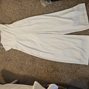 Nine West White Jumpsuit with Pockets